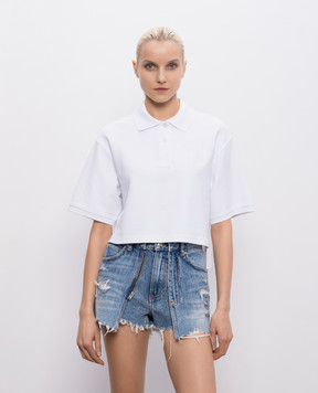 Alexander Wang Біле поло з вишивкою 1CC2261230