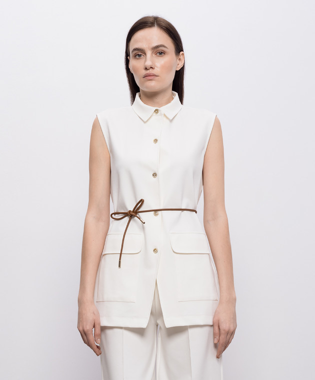 Herno Жилет цвета айвори CM000038D56035 изображение 3