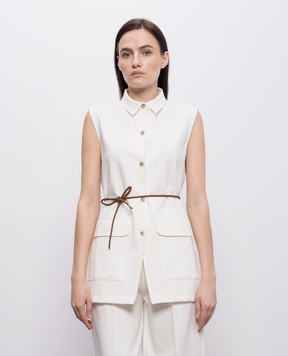 Herno Жилет кольору айворі CM000038D56035