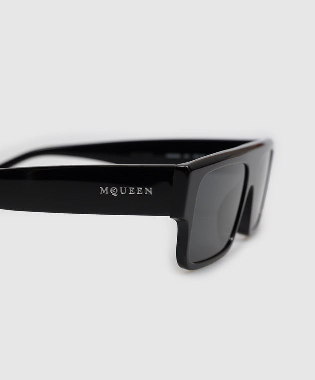 Alexander McQueen Черные очки с логотипом A009S6J0749 изображение 4