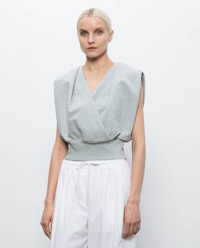 3.1 Phillip Lim Сірий меланжевий топ S26110382TFT
