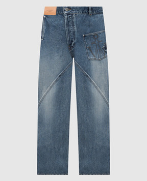 JW Anderson Сині джинси з патчем логотипа DT0126PG1849