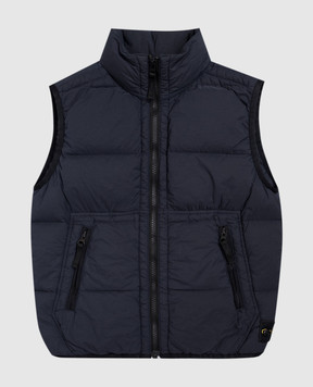 Stone Island Дитячий синій пуховий жилет L2S16G100001S00281012