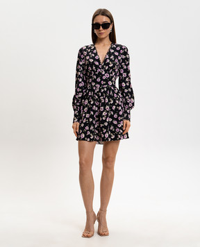 Twinset Чорна сукня в квітковий принт 261TP210B