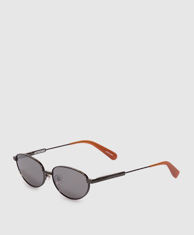 Jacquemus Зелені сонцезахисні окуляри JAC120C3SUN зображення 3