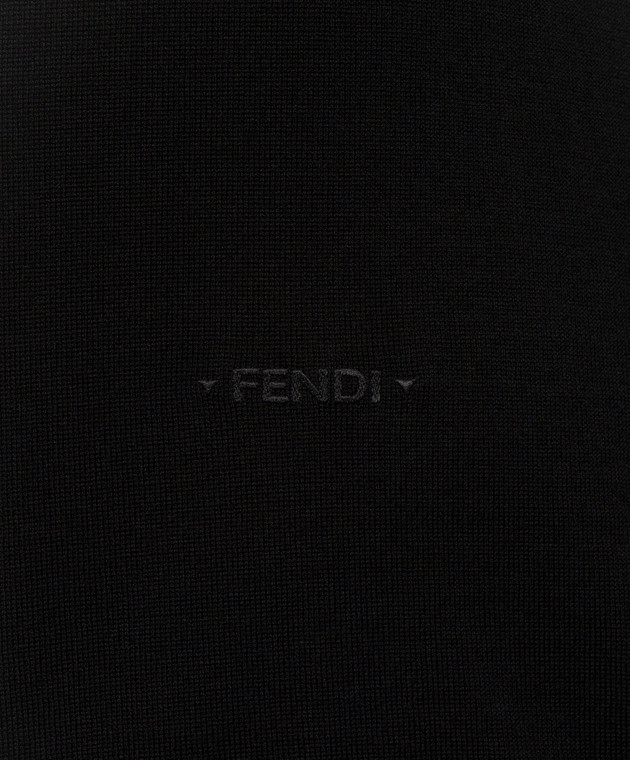Fendi Чорний пуловер з вовни FZX206B1Q2 зображення 5