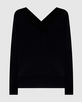 Tom Ford Чорний пуловер з кашеміру MAK1482YAX1074