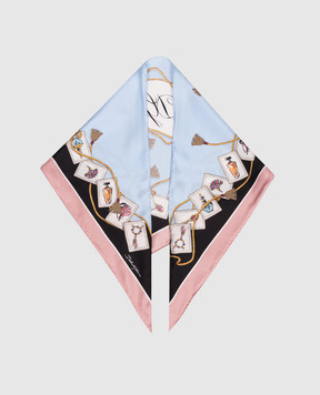 Dolce&Gabbana Хустка із шовку в принт FS329AGDDLQ