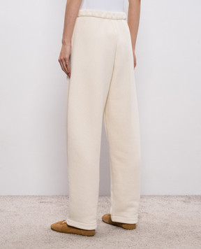 Max Mara Бежевые спортивные штаны DENTE MXPDENTE