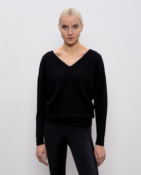 Tom Ford Черный пуловер из кашемира MAK1437YAX1012