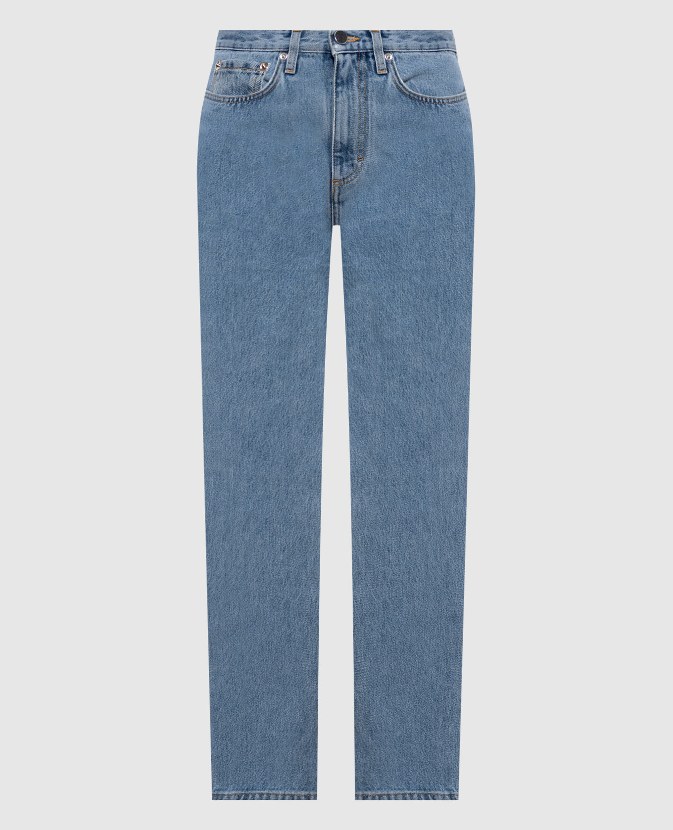 Голубые джинсы JUDE с патчем логотипа