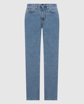 Loulou de Saison Блакитні джинси JUDE з патчем логотипа JUDELDS