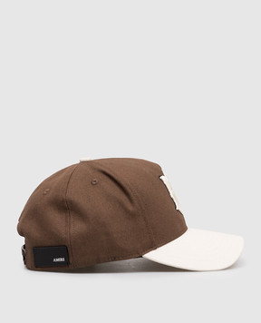 AMIRI Коричневый кепка с вышивкой эмблемы AMSAHE1006