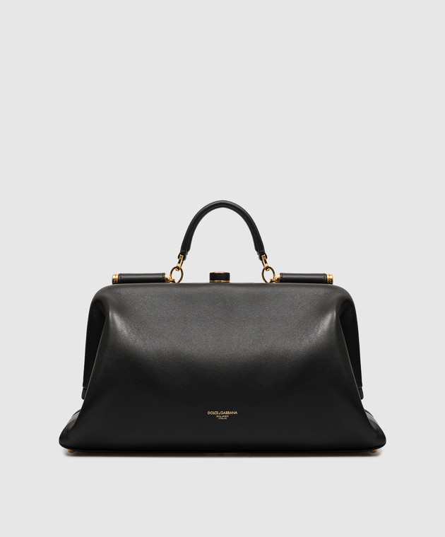 Dolce&Gabbana Черная кожаная сумка Grandma BB7992BF984