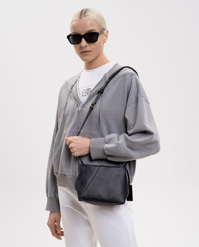 Maison Margiela MM6 Чорна шкіряна сумка SB5ZH0032P8805