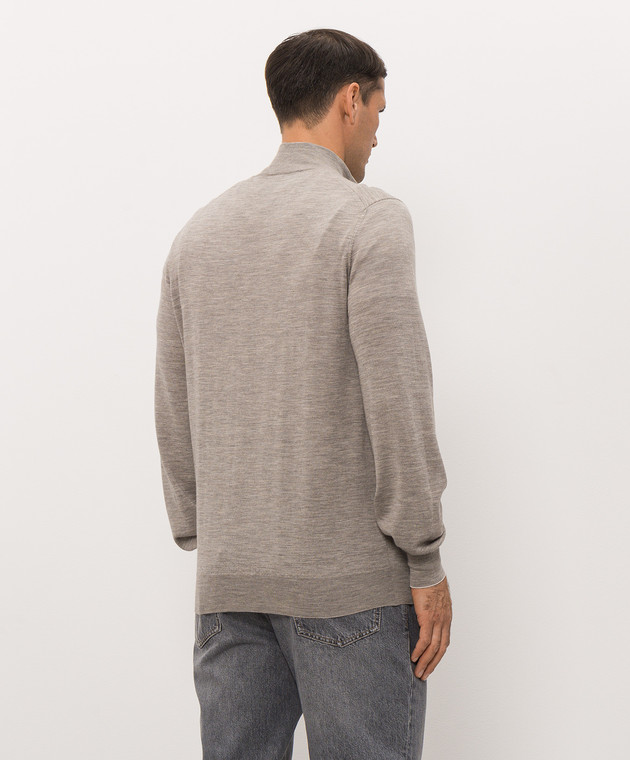 Brunello Cucinelli Серый джемпер M2400124 изображение 4