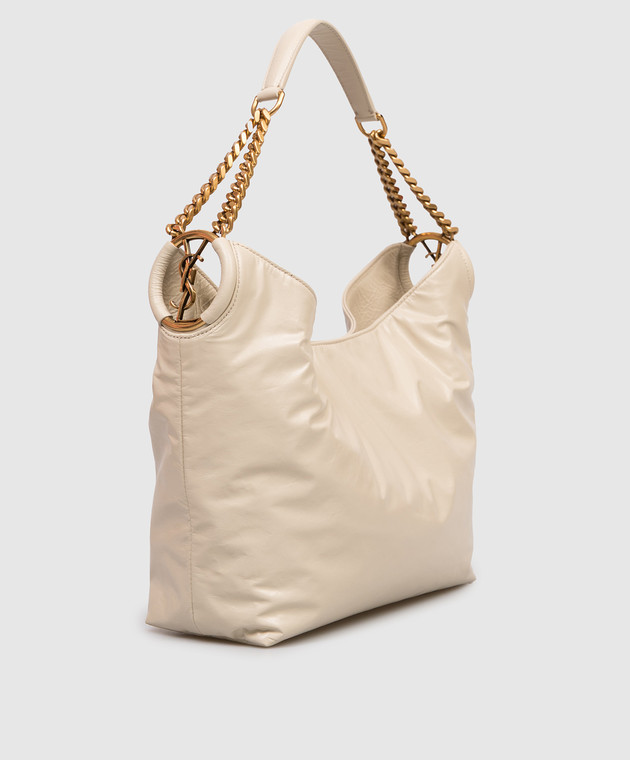 Saint Laurent Бежева шкіряна сумка HORTENSE 871222AAGOL зображення 3