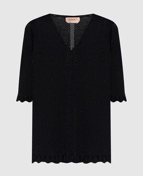 Twinset Чорний топ 261TT3123