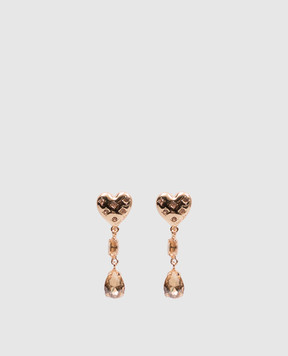 Twinset Золотые серьги с фианитами 262TA4033