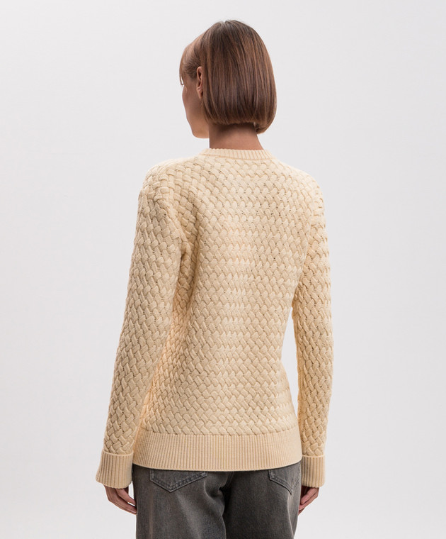 Bottega Veneta Желтый свитер A0021KV6UI0 изображение 4