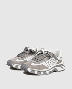 Dolce&Gabbana Сірі комбіновані кросівки Country Road CS2403A0208