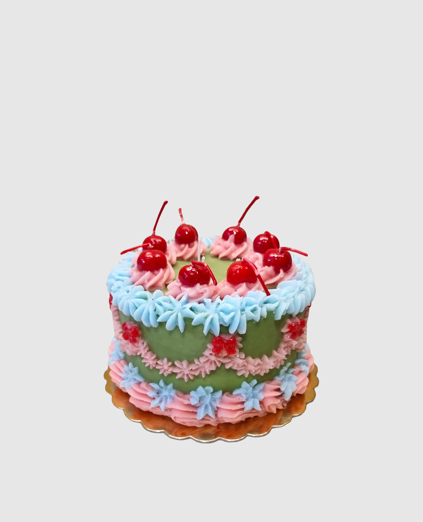 

Ароматическая свеча в форме кремового торта, Разноцветный, Свечи