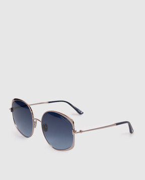 Tom Ford Сріблясті сонцезахисні окуляри ABBEY FT1349