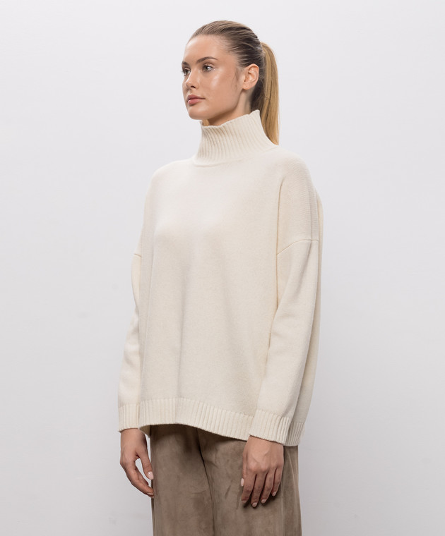 Max Mara Weekend Светр BORGIA кольору айворі з вовни WKDBORGIA зображення 3