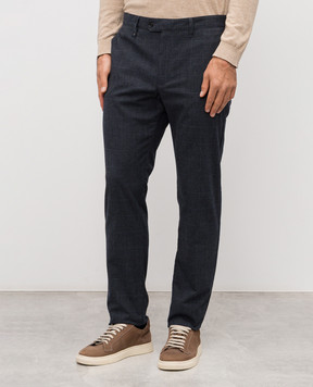 Florentino Синие брюки в клетку 225568522711