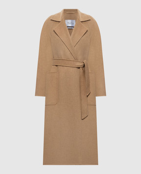 Max Mara Бежеве пальто READY з кашеміру MXMREADY