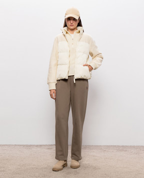 Parajumpers Пухова куртка кольору айворі Saboga 26WPWHYLV32
