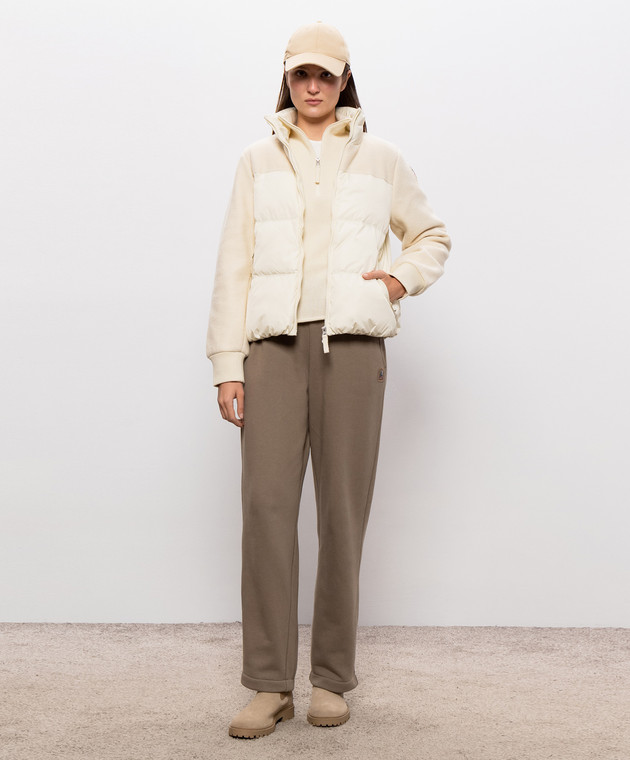 Parajumpers Пухова куртка кольору айворі Saboga 26WPWHYLV32 зображення 2