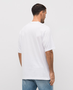 Dolce&Gabbana Белая футболка с логотипом G8PN9ZG7PZF