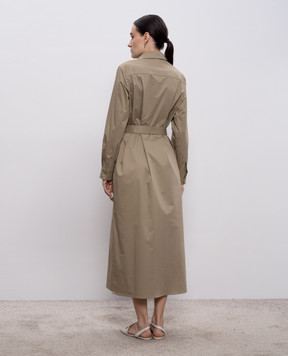 Peserico Суня-сорочка кольору хакі з ланцюжком моніль A02540D00A01979