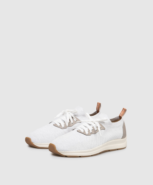 Enrico Mandelli Сірі текстильні кросівки 0WALKC6057 зображення 2