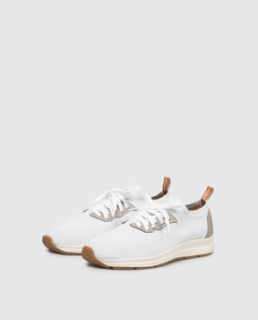 Enrico Mandelli Серые текстильные кроссовки 0WALKC6057