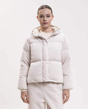 Moncler Пухова куртка Enigme кольору айворі L20931A0026789BEK