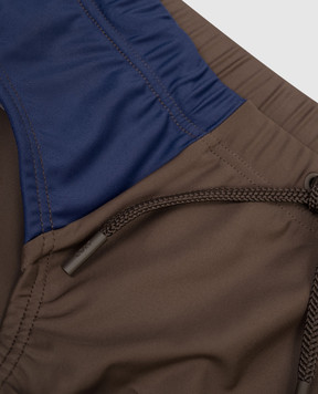 CDLP Коричневые плавки с эффектом Color Block MSW054029401