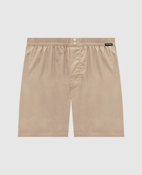 Dolce&Gabbana Бежеві труси-боксери вільного крою M3A12TON0ED