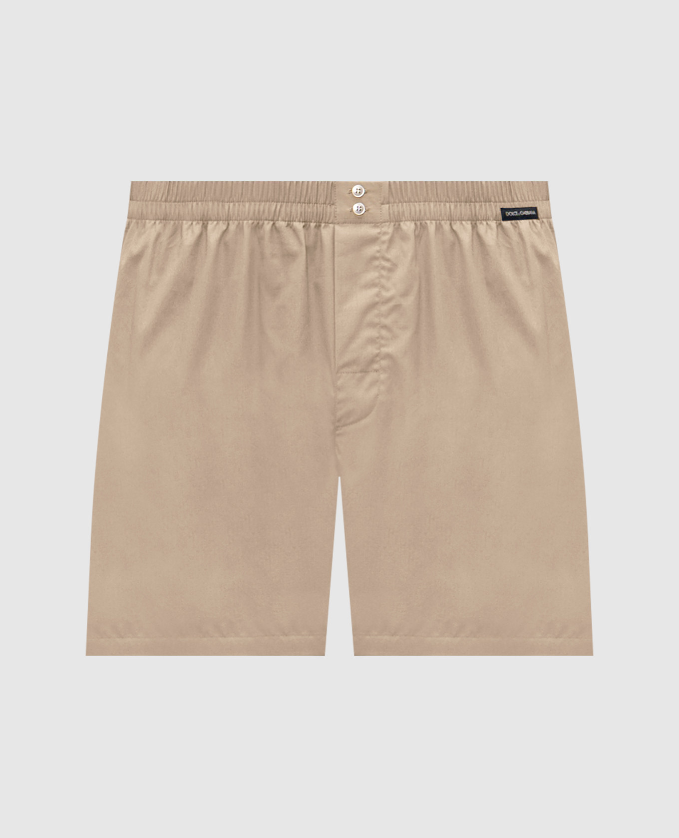 Бежевые трусы-боксеры свободного кроя