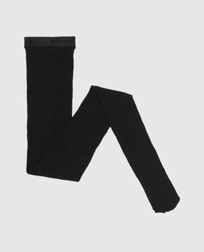 Alexander McQueen Черные колготки в цветочный узор 8467703400Q
