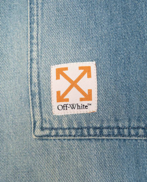 Off-White Детские синие джинсы 44BYB003F26D001