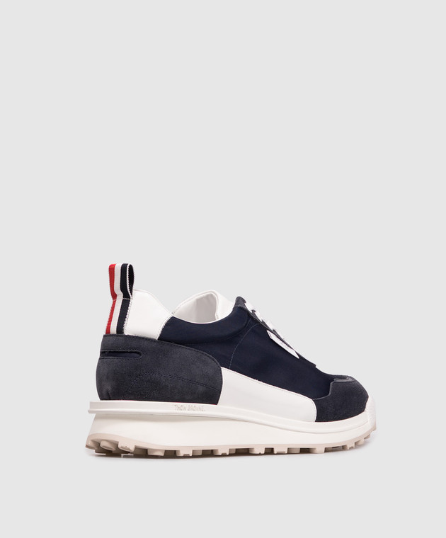 Thom Browne Сині комбіновані кросівки MFD271BF0488 зображення 3