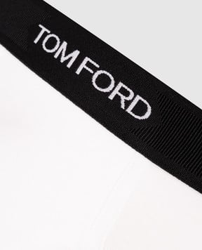 Tom Ford Білі труси-бріфи з логотипом T4LC11040