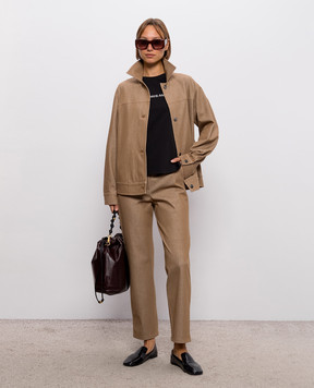 Max Mara Коричневые брюки SAIO MMLSAIO