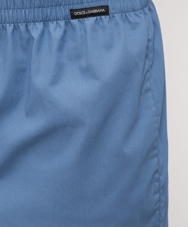 Dolce&Gabbana Сині труси-боксери вільного крою M3A12TON0ED зображення 4