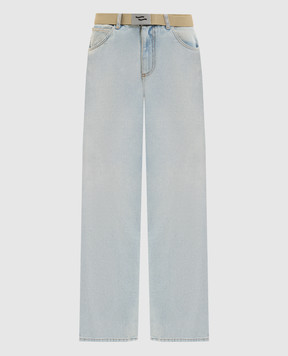 SSHEENA Блакитні джинси JUSTO з емблемою 26SSJUSTODS26002