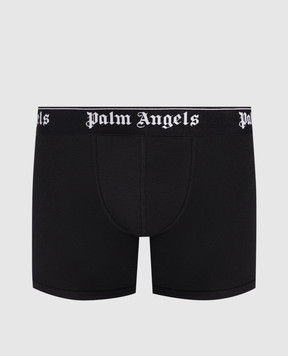 Palm Angels Набор черных трусов с логотипом PLA1UMWTR04TR