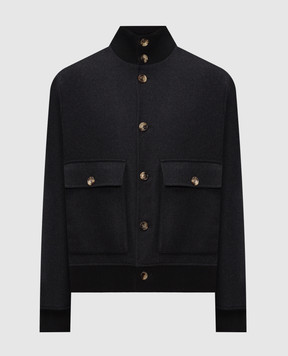 Brunello Cucinelli Черная куртка из шерсти MY4966559