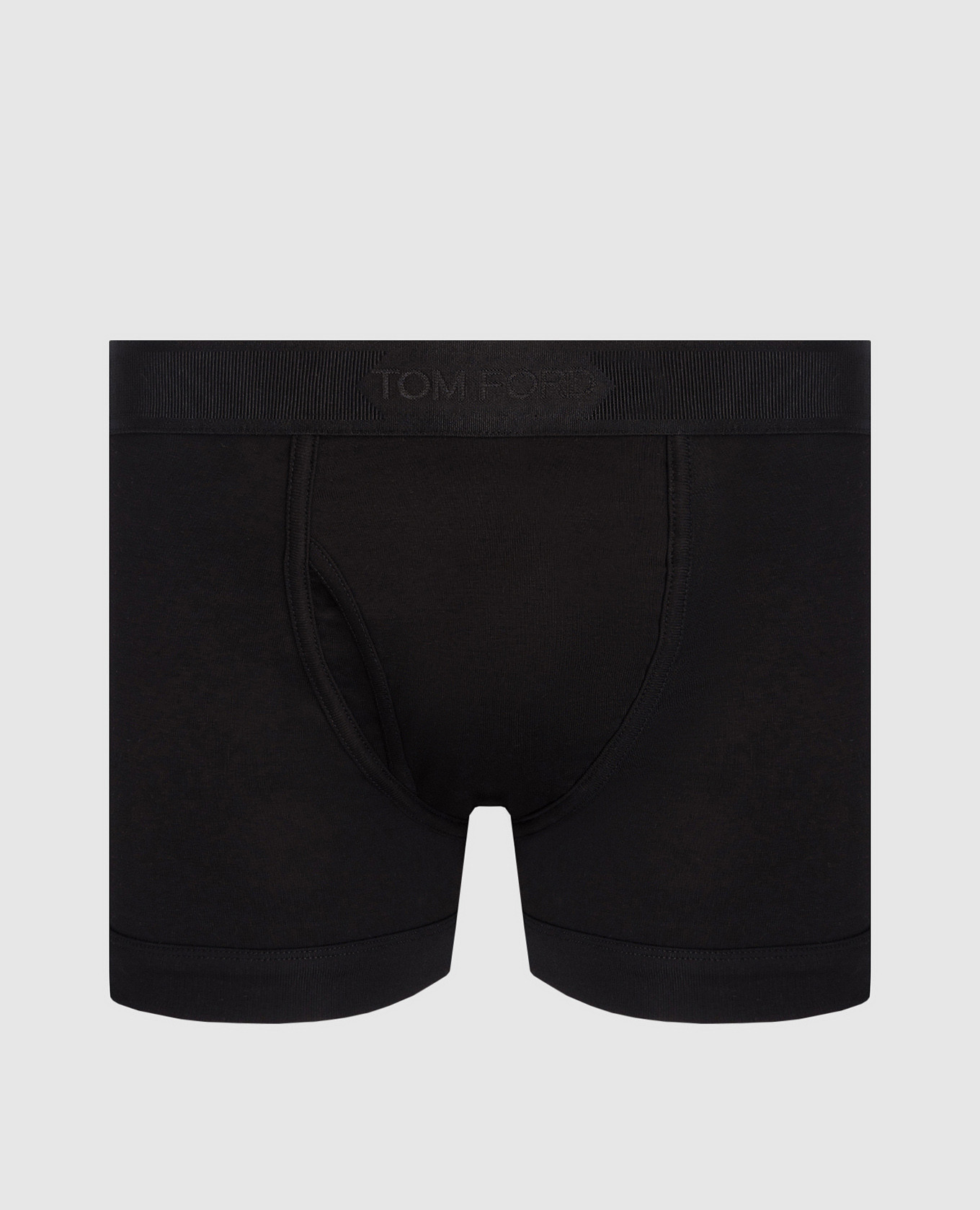 Черные трусы-боксеры с узором логотипа